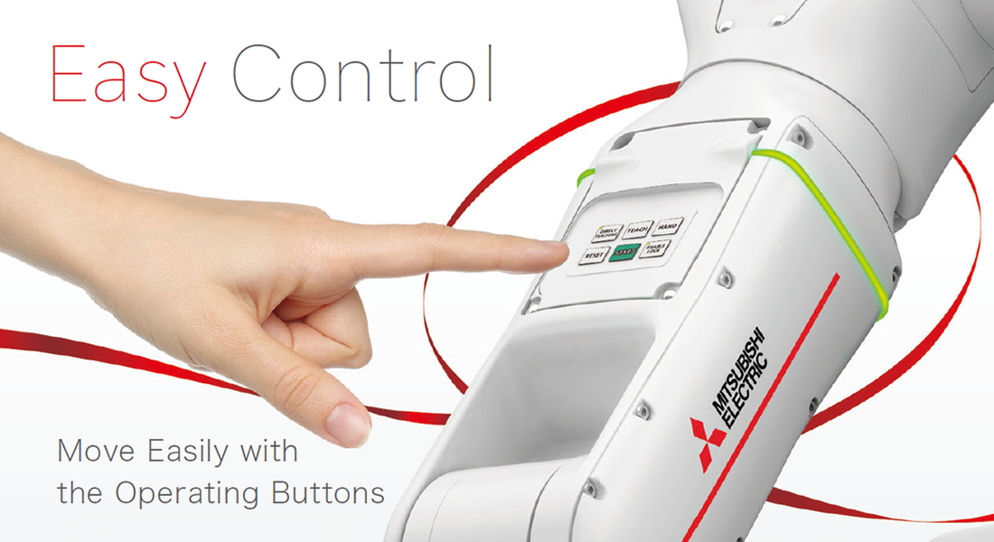 Move easily with the operating buttons