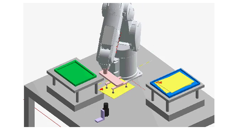 3.Correct grip errors using an upper looking fixed camera