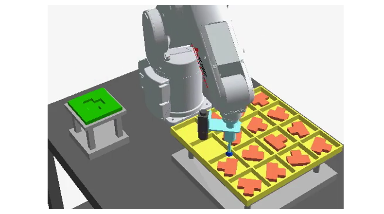 5.Pick a part from palette using a hand camera