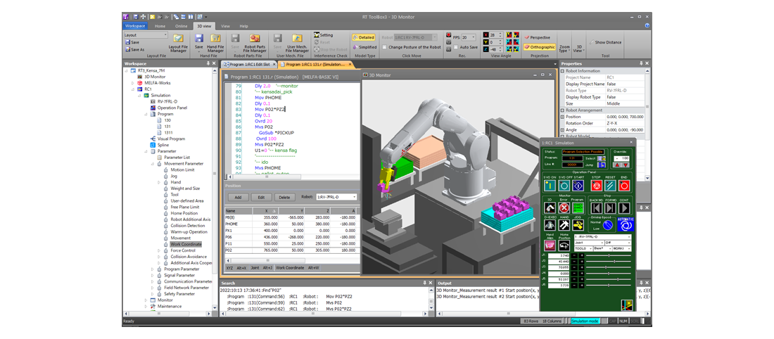 Simulation functions