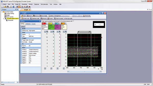 Inverter setup software MELSOFT FR Configurator2