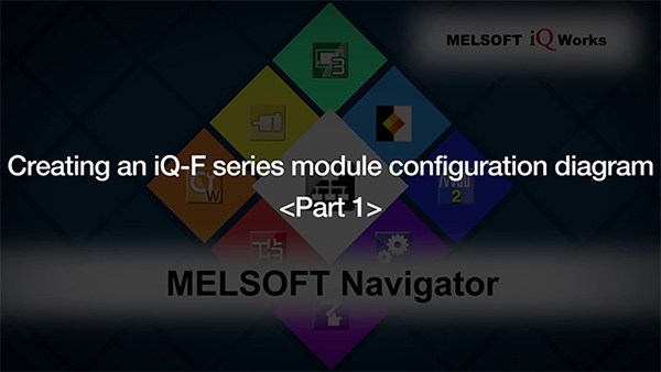 Creating an iQ-F series module configuration diagram <Part 1>