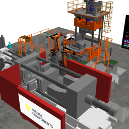 Trim press cell