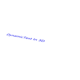 Dynamic Text In 3D