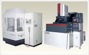 Die-sinking electrical discharge machine / Ample lineup corresponding to needs for fine high-accuracy machining to high-productivity with large electrode. Mitsubishi Electric helps to enhance productivity with total solutions covering machine, power supply, adaptive control, automation systems and networks.