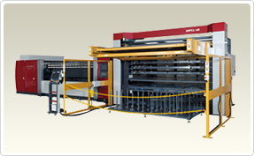 Cell system Offers the ability to respond specifically to user needs. Mitsubishi's stocker systems optimize the laser system's production efficiency and allow for zero-micro-joint processing.