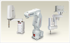 MITSUBISHI MELFA industrial robot fits for cell manufacturing with high speed and high precision performance and combining intelligent technology, It has easy connectivity with Mitsubishi's PLCs and FA equipments.