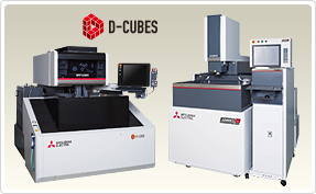 Electrical-discharge Machines : Complicated shapes can easily be manufactured by both first timer and long time users. Mitsubishi Electric die-sinking EDMs and Wire-cut EDMs enhance productivity with high-speed and high-accuracy machining. Besides mold making, it is also recognized as a great tool in manufacturing high reliable parts used in aircraft and IT industries.
