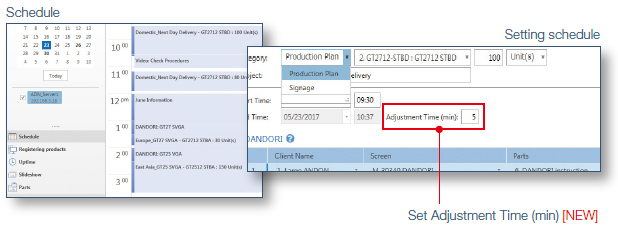 Cài đặt lịch trình