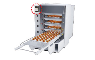 Thân máy nhỏ gọn có thể được lắp đặt theo chiều dọc và cho phép thu nhỏ kích thước máy.