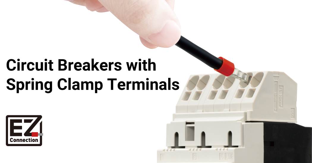 Máy cắt điện hạ thế với đầu nối kẹp lò xo