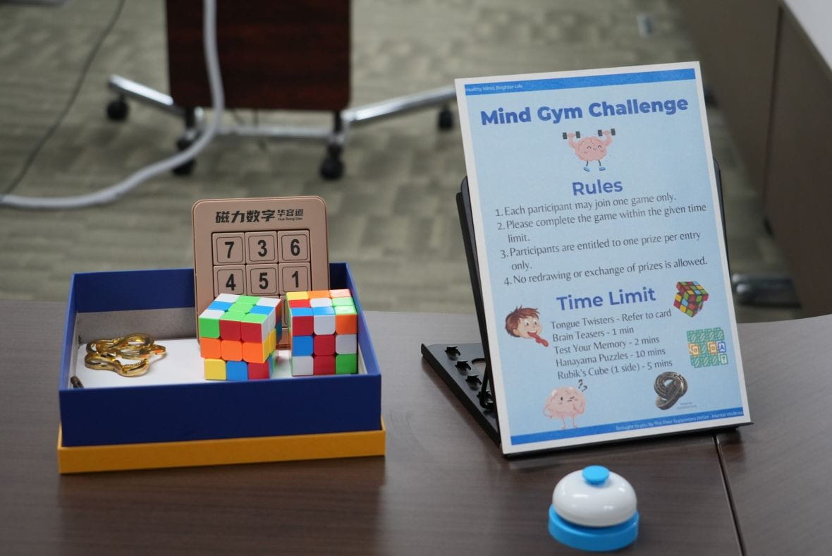 Employees taking part in activities during Mental Wellness Month, October 2025