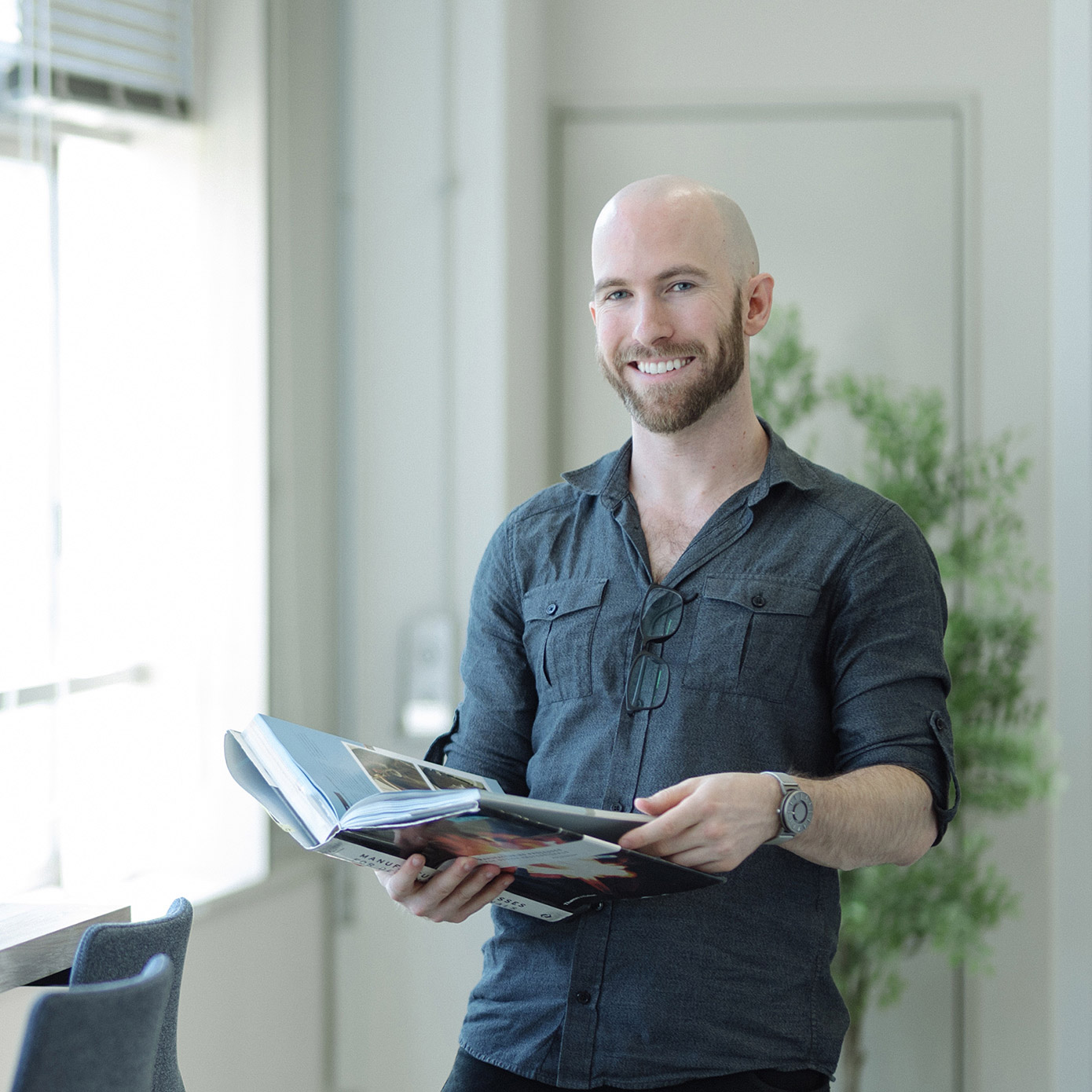 Beauty for Industrial robots. A determined industrial designer with love for legacies.