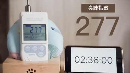 Odor Index After 2.5 Hours of Operation