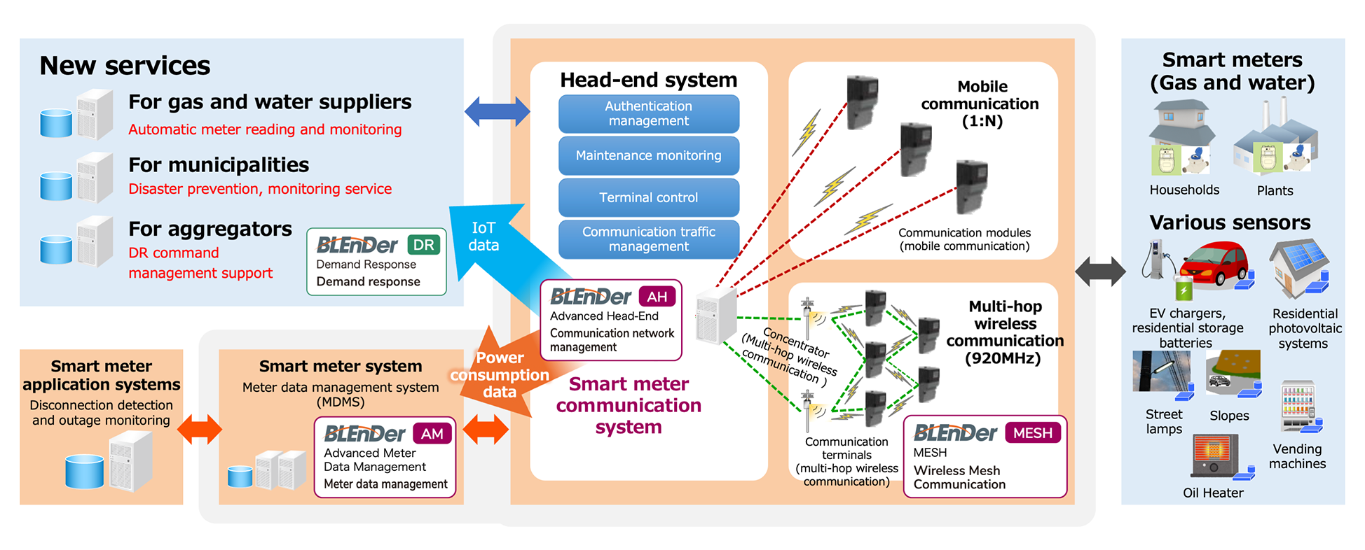 Creation of new services utilizing smart meters