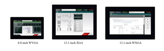 Mitsubishi Electric Color TFT-LCD modules with projected capacitive touch panel