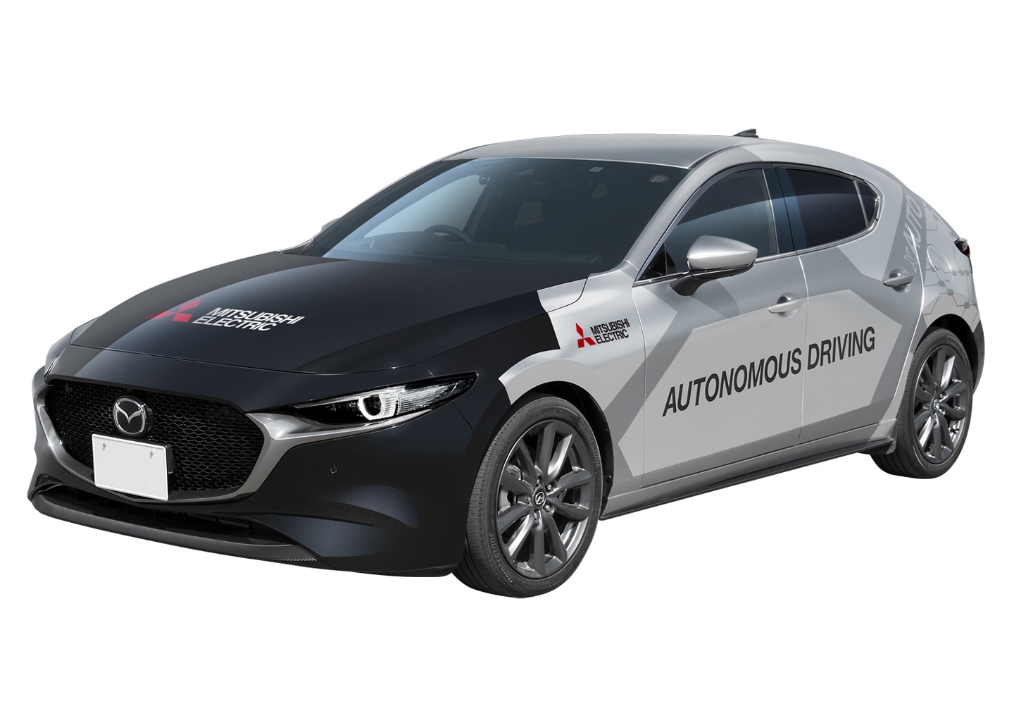 Mitsubishi Electric xAUTO autonomous-driving demonstration vehicle