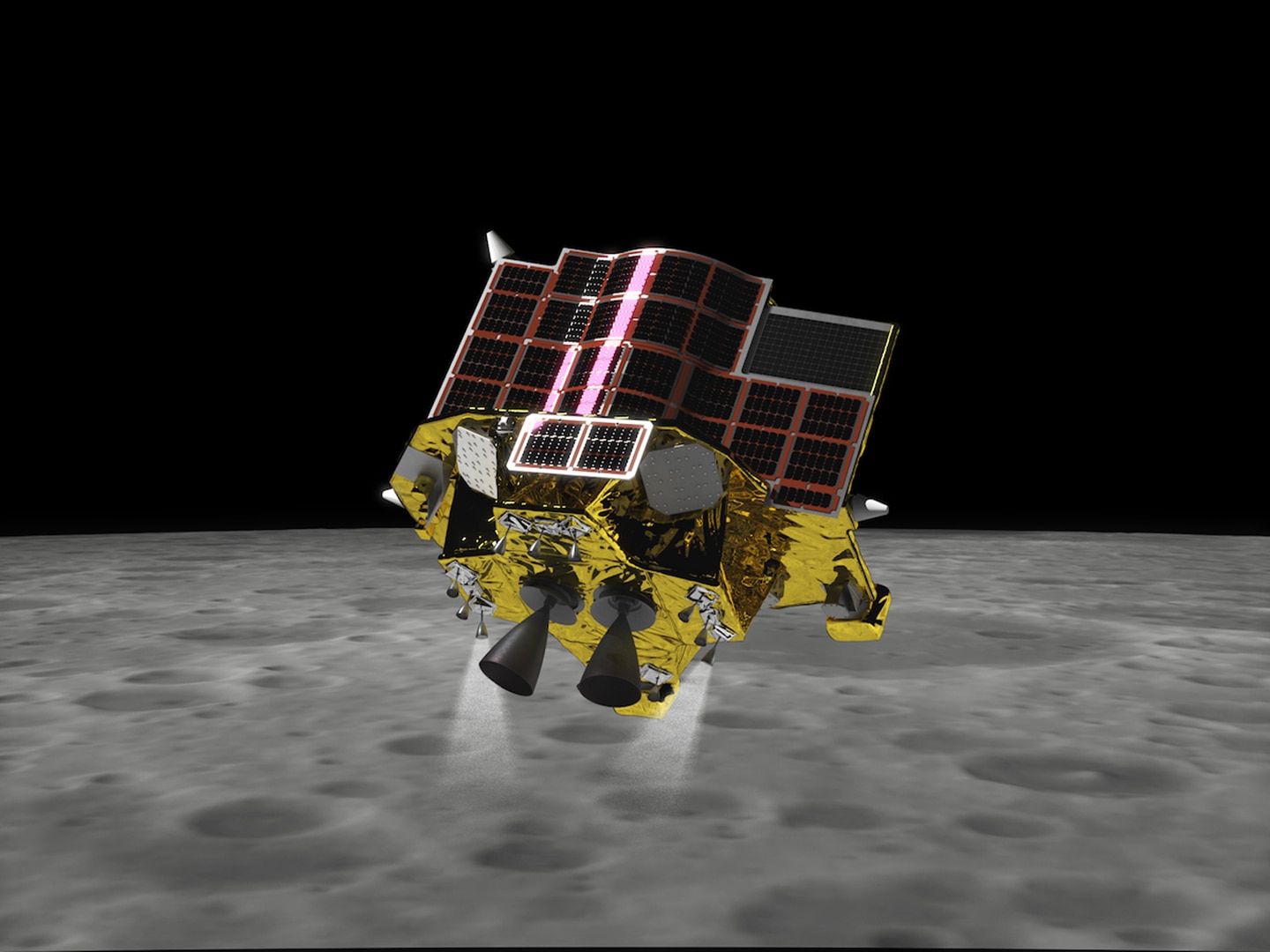 Rendition of SLIM (courtesy JAXA)