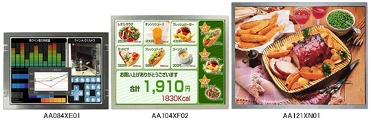 AA084XE 01/AA104XF02 / AA121XN01