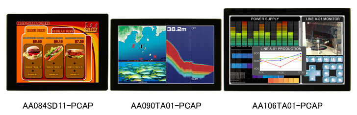 AA084SD11-PCAP / AA090TA01-PCAP / AA106TA01-PCAP