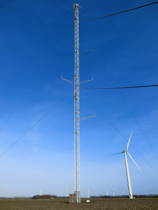 Fig 3:Meteorological mast