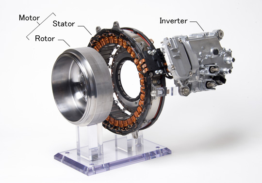 Crankshaft ISG system for 48V hybrid