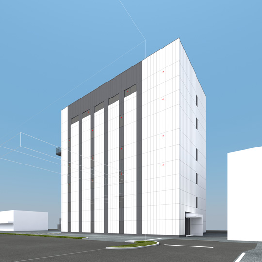 Rendering of elevator training center