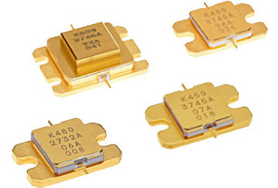 Multi-carrier communications Ku-band GaN-HEMTs