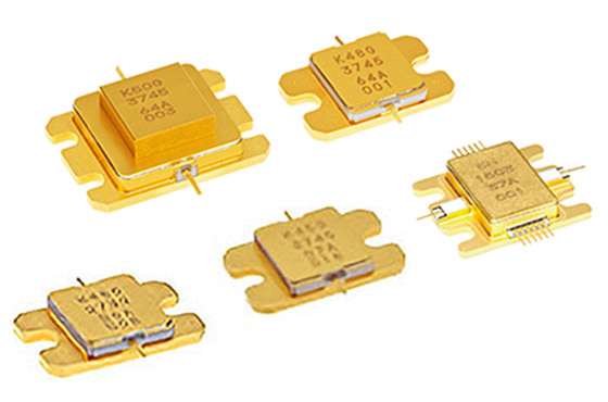 Single-carrier communications Ku-band GaN-HEMTs・MMIC